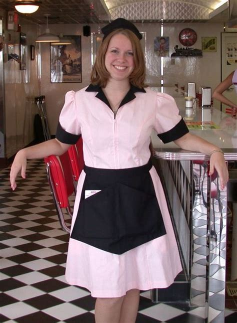 1980s waitress | 1950'S Waitress Uniforms | Top row: Diner waitress ...