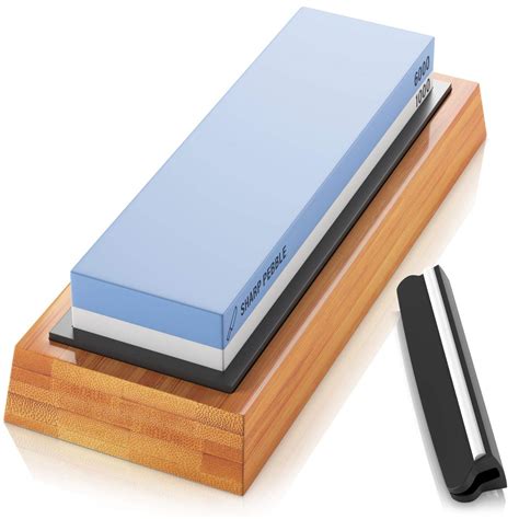 Sharp Pebble Premium Whetstone Knife Sharpening Stone 2 Side Grit 1000/ ...