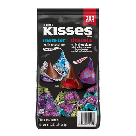 HERSHEY'S KISSES Halloween Assortment, 48 oz bag, 300 pieces