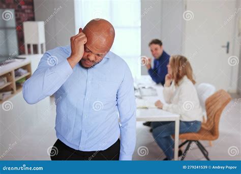 Mobbing and Bullying in Office Stock Image - Image of electrician ...