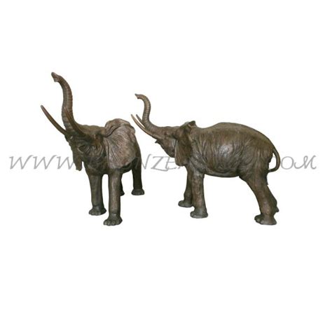 Elephant Bronze Sculpture – BRONZE IN THAI