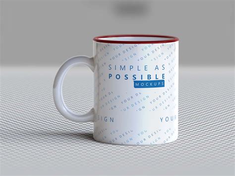 Free Photo-realistic Mug Mockup (PSD)