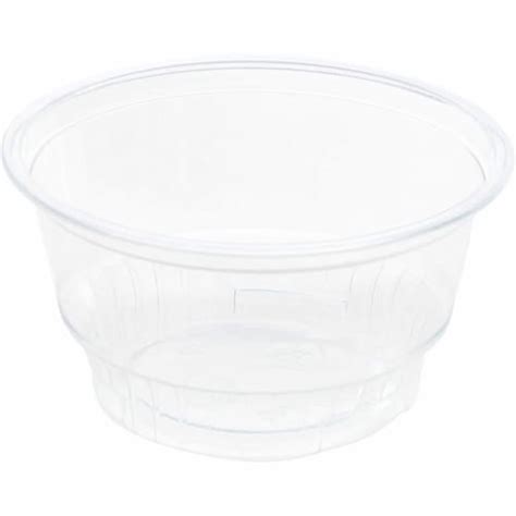 Clear Plastic Ice Cream and Yogurt Cups with Dome Lids (5 oz, 50 Pack ...