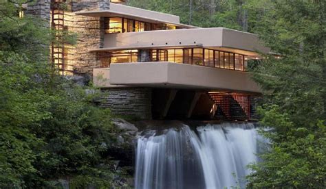 4 Frank Lloyd Wright Homes for Sale (and They're Awesome) | Freshome.com | Waterfall house ...