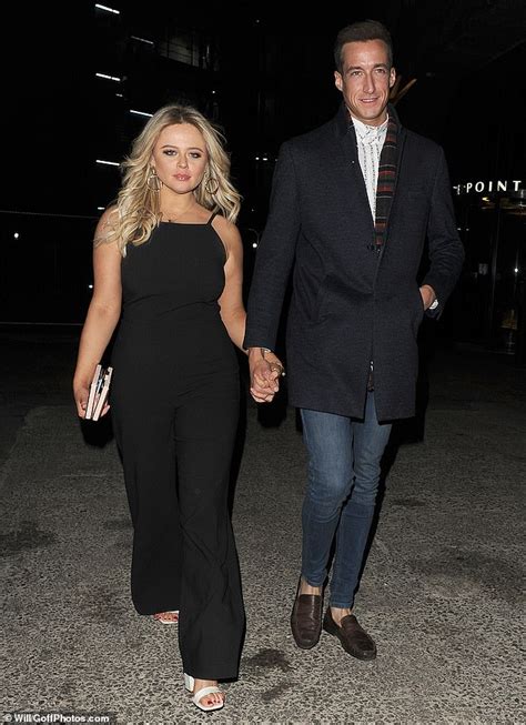 Emily Atack holds hands with film producer Rob Jowers | Daily Mail Online