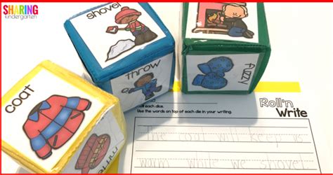 Writing Activities in Kindergarten With Roll'n Write | Writing activities, Common core ...