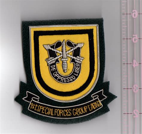 1st Group Special Forces Bullion Pocket Patch | North Bay Listings
