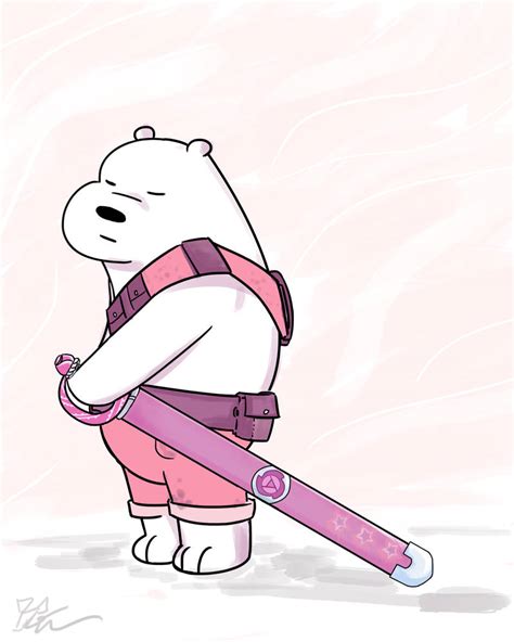 Ice Bear with Rose's Sword by OasisCommander51 on DeviantArt