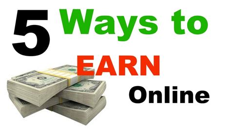 5 Ways To Earn Money Online | Journal