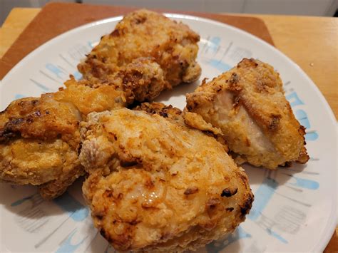 "So what are you making for dinner?": Air Fryer Fried Chicken Again
