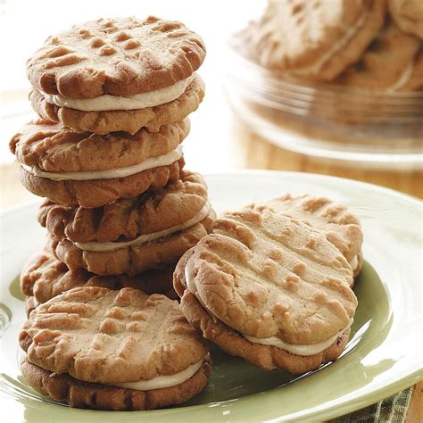 Peanut Butter Sandwich Cookies Recipe | Taste of Home