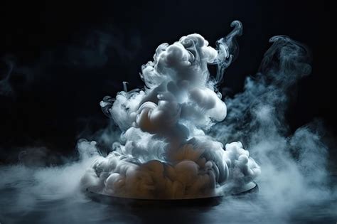 Premium Photo | For various projects use this shot of realistic dry ice smoke clouds and fog