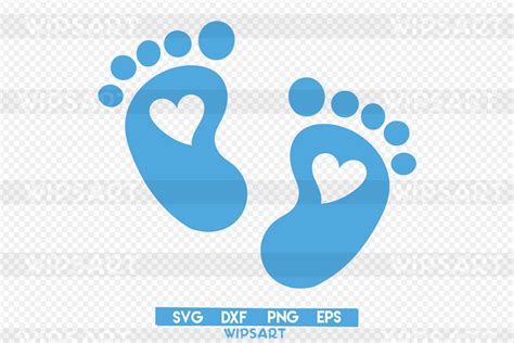 SALE! Baby heart svg, baby feet silhouette svg,baby feet png (75387 ...