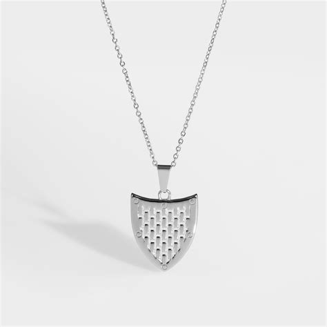 NL Shield pendant - Silver - Silver necklaces - Northern Legacy