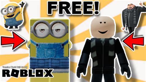 HOW TO BECOME A MINION AND GRU FOR FREE IN ROBLOX 😱🤯 || ROBLOX TUTORIAL - YouTube