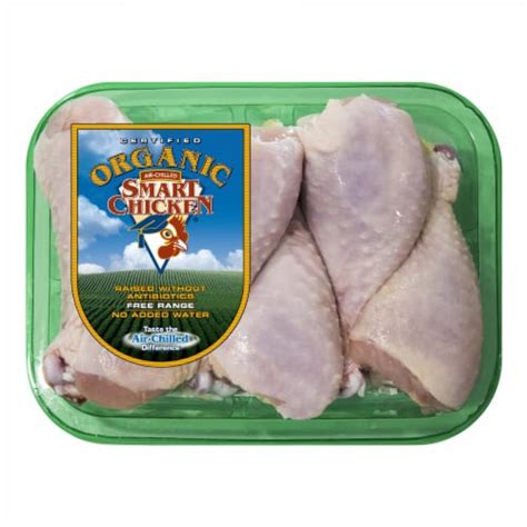 Smart Chicken Organic Fresh Chicken Drumsticks, 1 ct - Harris Teeter