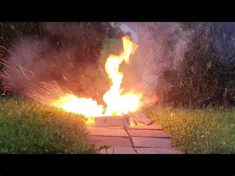 Lithium ion battery explosion - YouTube