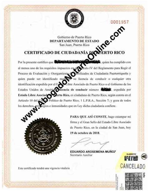 Solicitar Certificado De Nacimiento Por Internet De Puerto Rico - Descargar Pdf