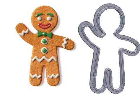 Gingebread man Cookie Cutters - Different sizes by Craftop | Download ...