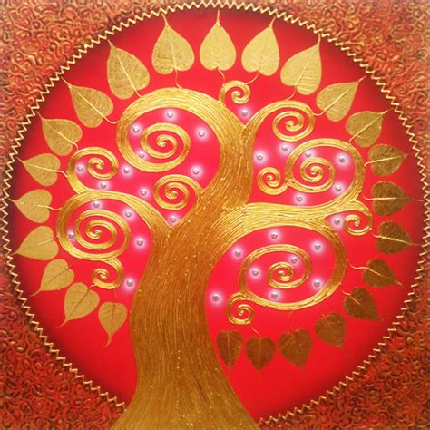 Famous Sacred Bodhi Tree Painting - Shop Original Art Online