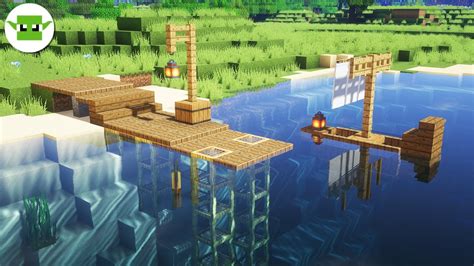 Minecraft 1.15 Fishing Dock & Boat Design [How to Build] - YouTube