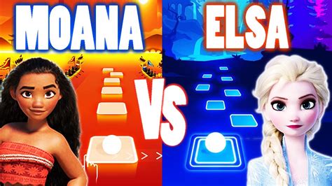 Moana VS Elsa | How Far I'll Go - Do You Want To Build A Snowman ...