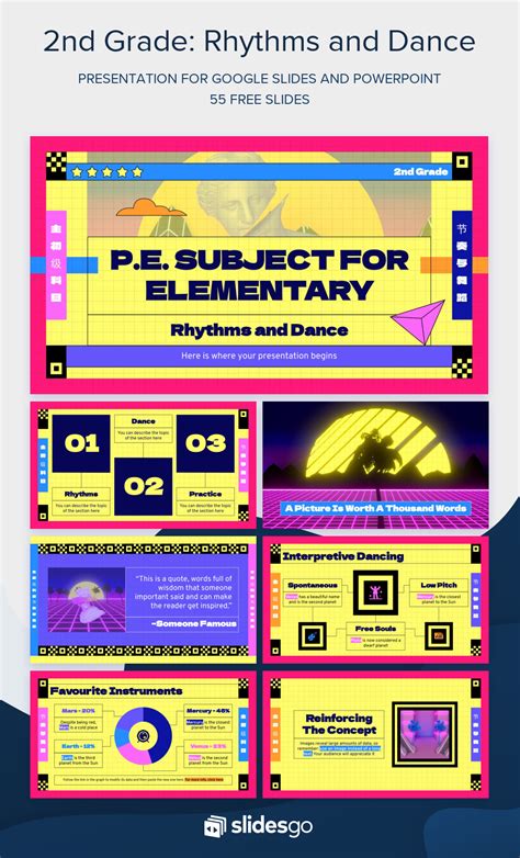 P.E. Subject for Elementary - 2nd Grade: Rhythms and Dance Powerpoint ...