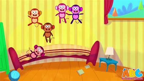 All Babies Channel Five Little Monkeys Jumping On The Bed - Bed Western