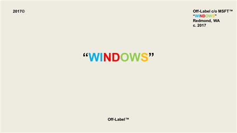 Virgil Abloh style "WINDOWS" 16:9 Wallpaper | Laptop wallpaper, Laptop wallpaper desktop ...