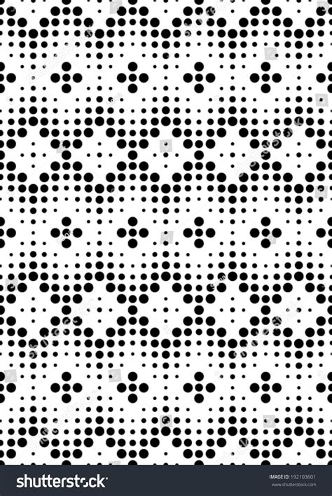 Seamless Grid Black White Texture Dotted Stock Vector (Royalty Free ...