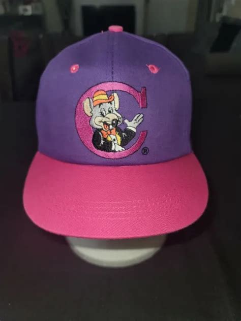 RARE VINTAGE 1994 Chuck E Cheese Hat Purple *New Youth/Up to 7 3/8 Size EUR 34,67 - PicClick FR