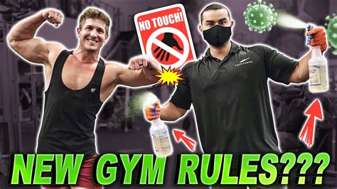 MY FIRST "GYM" WORKOUT IN MONTHS! (LA FITNESS HAS SOME NEW RULES) - YouTube