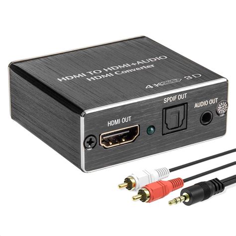 Hdmi To Hdmi Audio - 12 63 Hdmi To Hdmi Spdif 3 5mm Audio Extractor Converter Adapter 4k At ...