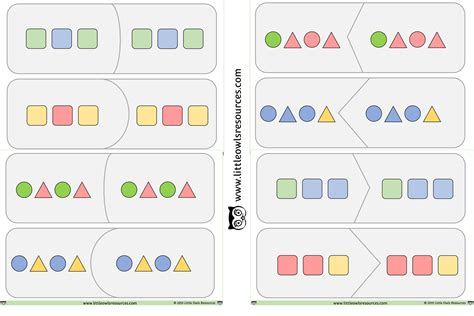 FREE Pattern Match Game printable Early Years/EY (EYFS) resource ...