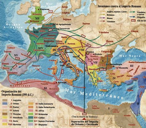 Roman Empire Map Barbarians | Images and Photos finder