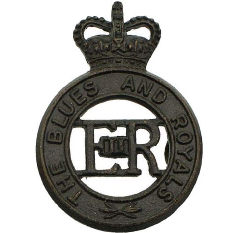 Blues and Royals Regiment Cap Badge - Queens Crown