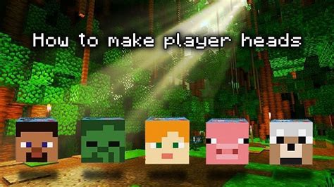 How to get Player Heads in Minecraft?