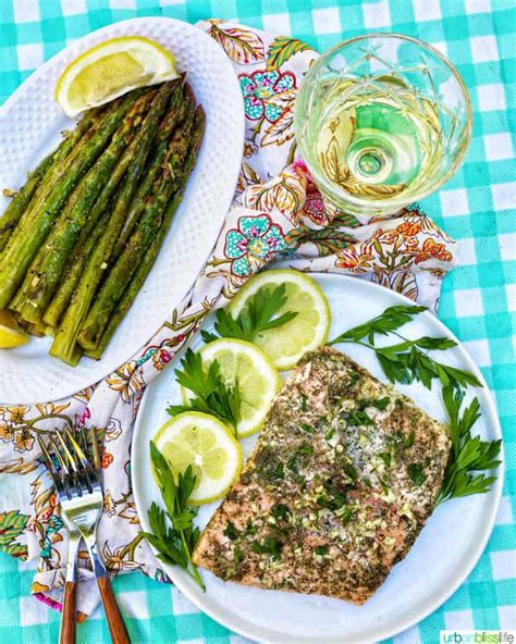 Grilled Salmon with Lemon and Herbs | Urban Bliss Life