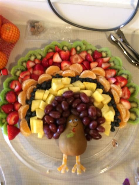 Thanksgiving fruit tray | Holiday Recipies | Pinterest