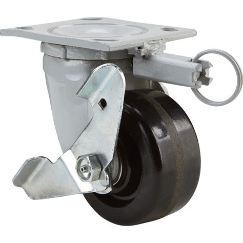 Fairbanks Swivel Double-Locking Caster — 4in., Model# 1522224170202 | Northern Tool