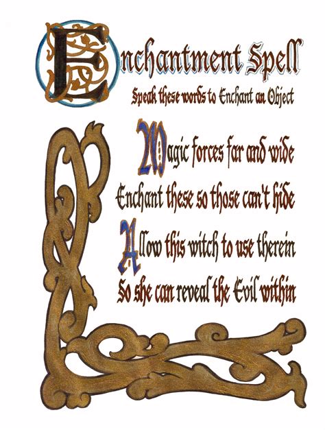 Enchantment spell - Charmed pages Wiki