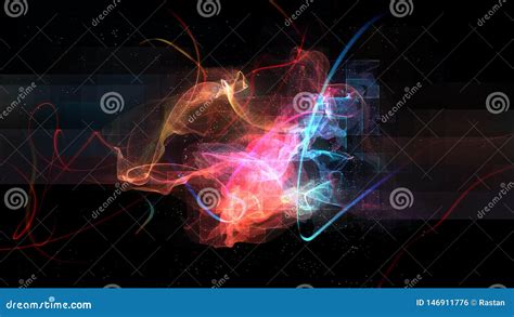 Abstract Light Streak Background Stock Illustration - Illustration of nebular, fluid: 146911776