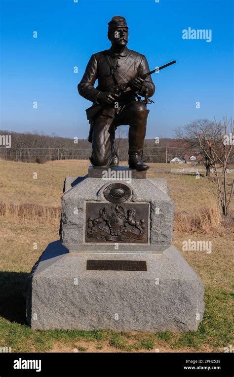 Gettysburg National Military Park in Gettysburg, USA Stock Photo - Alamy