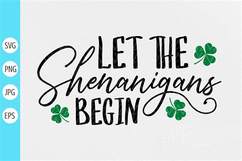 Let the Shenanigans Begin SVG Graphic by DesignstyleAY · Creative Fabrica