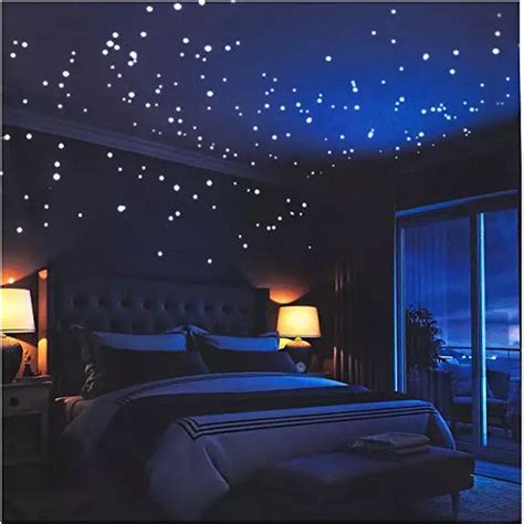 Glow in The Dark Stars Wall Stickers - mrtopbuy.com | Space themed ...