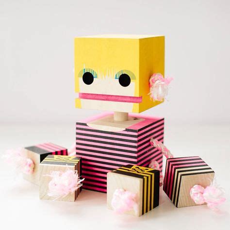 9 Block Bots ideas | wood toys, wooden toys, wood crafts