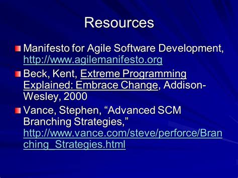 Stephen Vance - CM and the Principles of Agile Software Development - ppt video online download