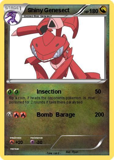 Pokémon Shiny Genesect 17 17 - Insection - My Pokemon Card