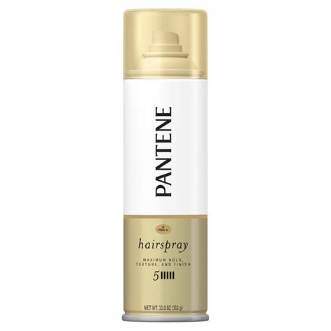 Pantene Hairspray, Level 5 Max. Hold, Texture & Finish Hair Spray, 11 ...