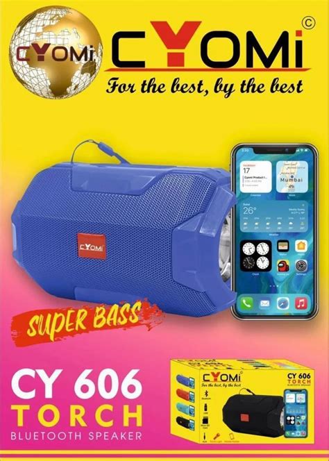 2.0 Cyomi CY-606 Bluetooth Speaker at Rs 285/piece in Mumbai | ID: 2850235194891